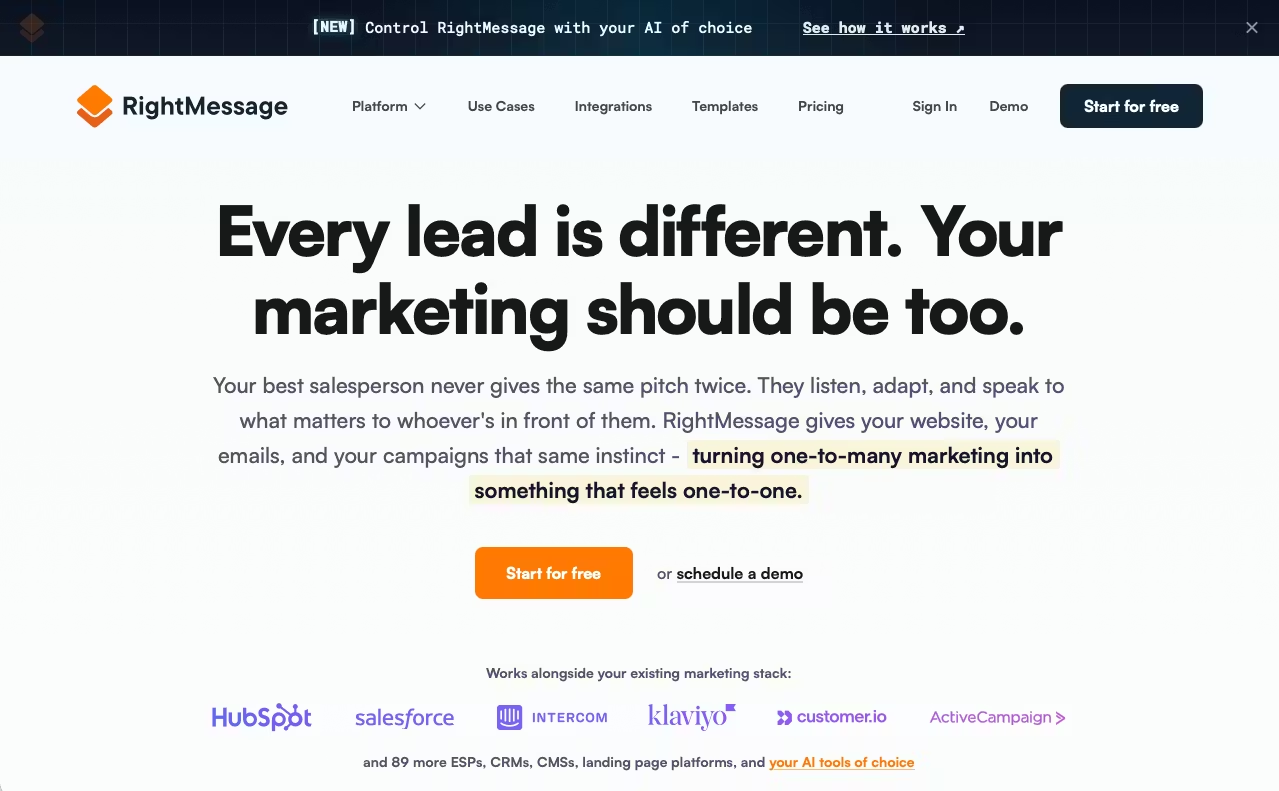 RightMessage:重建一年 $30k MRR